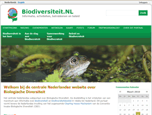 Tablet Screenshot of biodiversiteit.nl